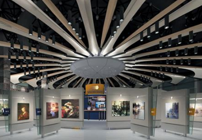 展廳設(shè)計(jì) 展廳設(shè)計(jì)墻面的材料布置問題(圖1)