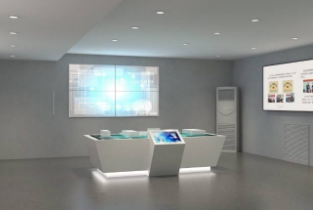 多媒體展廳設(shè)計 多媒體展廳設(shè)計展示的觸控互動桌技術(shù)優(yōu)勢(圖1)